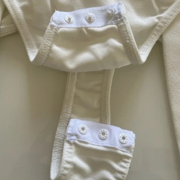 Boohoo | White Hook & Eye Sleeveless Corset Bodysuit, Size 6 - Picture 9 of 11